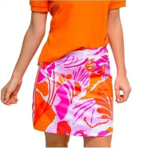 Gretchen Scott Abstract print skort pink orange Skirt
